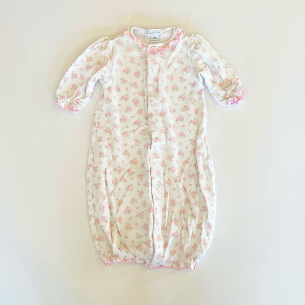 Kissy Kissy Pink Roses Convertible Gown